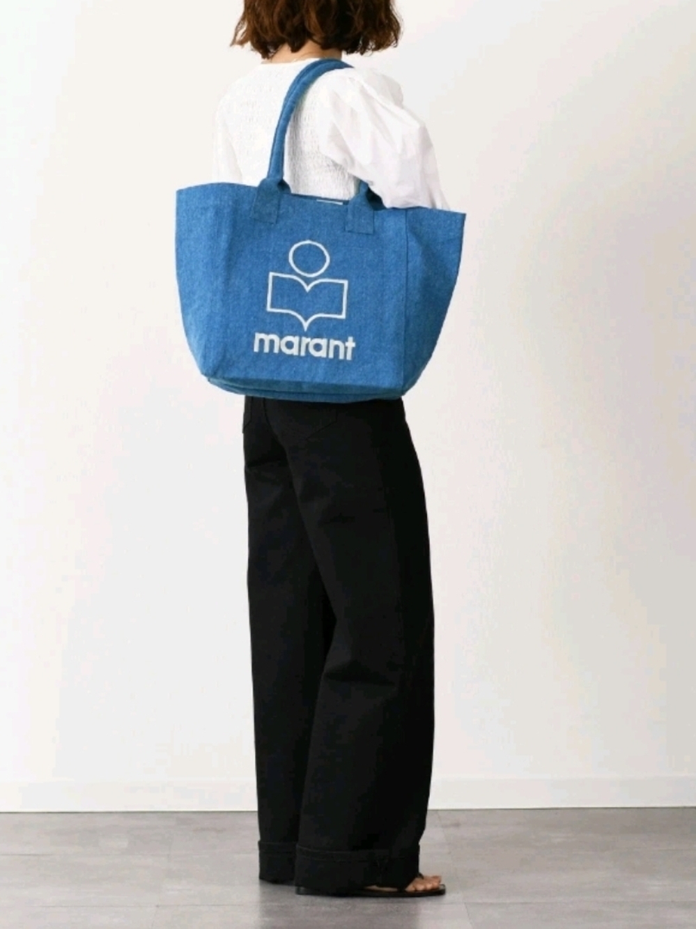 Isabel Marant 'Yenky' Small Tote Bag in Blue NWT